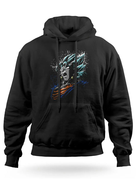 Felpa con Cappuccio Goku Vegeta Fusione Gogeta Dragon Ball